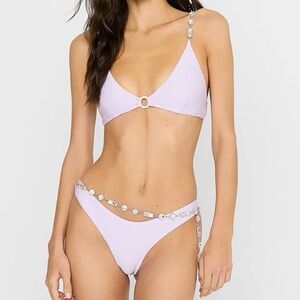 NWT Silas Bralette Top and Wyatt Bikini BeachBunny SET